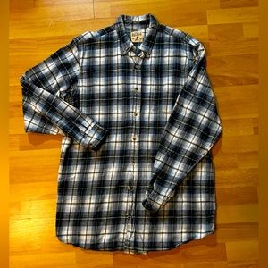 Red Head Brand Co. Shirt Men’s Size XLT Blue Plaid Flannel Long Sleeve